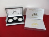 American Eagle 20th Anniversary Silver Cooin Set-J