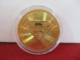 2016 One Ounce .999 Silver Elizabeth II and Superman Silver Round