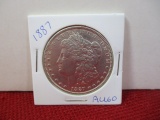 1887 Morgan Silver Dollar Coin-A