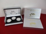 American Eagle 20th Anniversary Silver Cooin Set-N