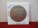 *1883-CC Morgan Silver Dollar Coin-B