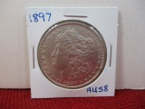 1897 Morgan Silver Dollar Coin