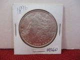 1896 Morgan Silver Dollar Coin-A