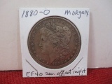 1880-O Reverse Offset Right Morgan Silver Dollar Coin