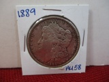 1889 Morgan Silver Dollar Coin-B