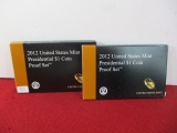 2012 United States Mint Presidential Coin Proof Set-Lot of 2
