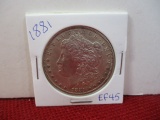 1881 Morgan Silver Dollar Coin