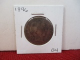1896 Barber Silver Half Dollar Coin
