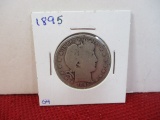 1895 Barber Silver Half Dollar Coin