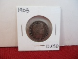 1903 Barber Silver Quarter Dollar Coin