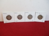 1902, 1902-S, and 1902-O Barber Silver Quarter Dollar Coins-Lot of 4
