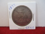 *1877 Silver Trade Dollar Coin