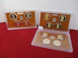 2012-13 Dept. of Treasury $1 Dollar Coin Sets-Lot of 3