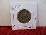 1932-S Silver Washington Quarter Dollar Coin-C
