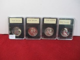 United States Silver Half Dollars-Lot of 4