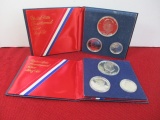 United States Mint Becentennial Coin Sets-Lot of 2 B