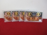 United States Mint $1 Presidential Coin Proof Sets-Lot of 4