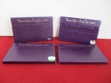 1987 United States Proof Sets-Lot of 4