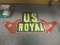US Royal Tires Advertising Tire Rack Display