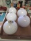 Lighting Ball Glass Shades-Lot of 5