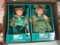 Pair of St. Patrick's Day Porcelain Dolls