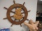 Jean P. Cloutier Carved Sailor's Ships Wheel