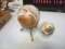 Pair of Marble Spheres w/ Display Stands