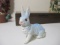 Early German Figural Papermache Rabbit Candy Container