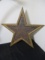 Primitive Framed Punched Tin Star