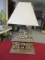 Midcentury Hand Crafted Stone Fireplace Lamp
