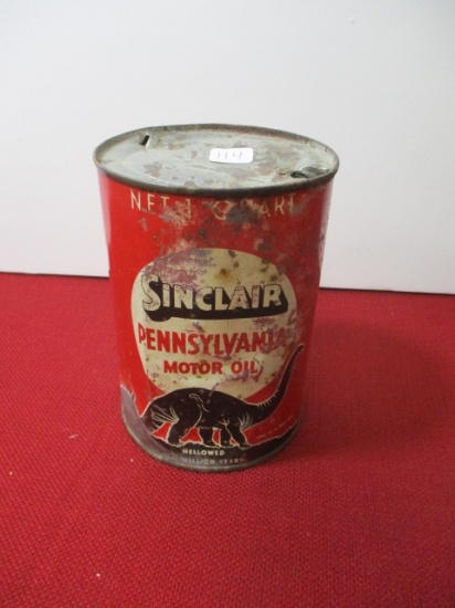 Sinclair One Quart Advertising Oil Can