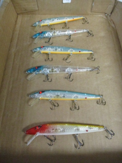 Smithwick Rouge Fishing Lures-Lot of 6 (G)