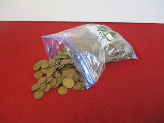 1950's Wheat Pennies 4 Lb.'s Bagged