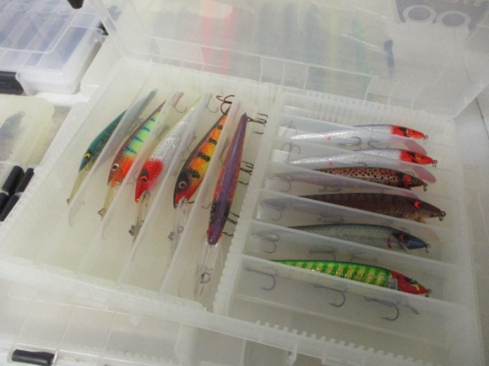 Mixed Fishing Lures w/ Box