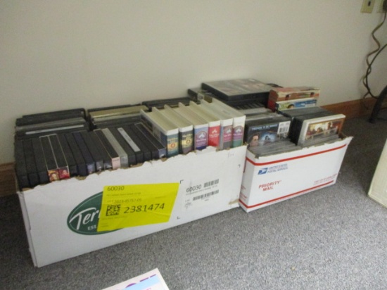Massive Mixed Lot of DVD's and VHS Tapes