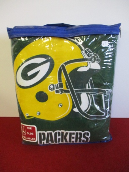 Oldsmobile Green Bay Packer Stadium Blanket