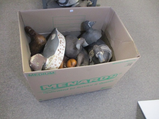 Hand Carved Wooden Canadian Maritime Decoys-All Remaining Decoys