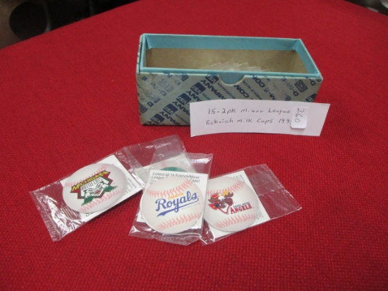 Eckrich 1995 Minor League Milk Caps-Lot of 15