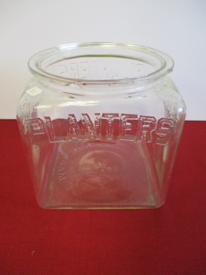 Planters Embossed Nut Jar
