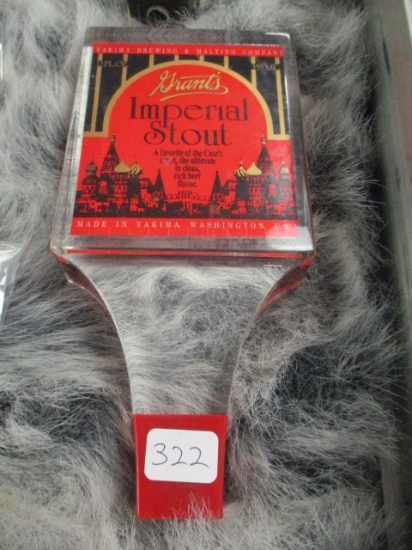 Grant's Imperial Stout Acrylic Tapper Handle