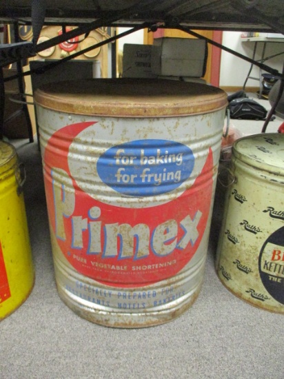 Primex 110 Lb. Lard Tin