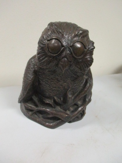 Bronze England Made Owl Statue