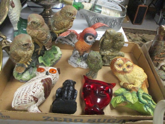 Large Mixed Lot of Vintage Owls-A