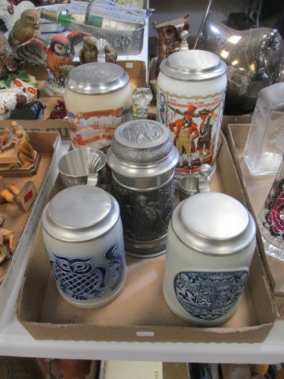 Mixed German Beer Steins