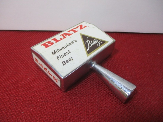 Blatz 2-Sided Advertising Tapper Handle
