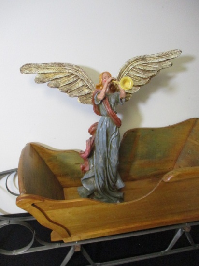 Carved Wooden Angel