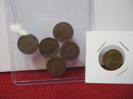 Indianhead Penny Mixed Lot