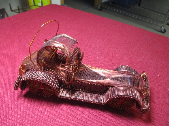Hand Crafted Copper Wire Studebaker