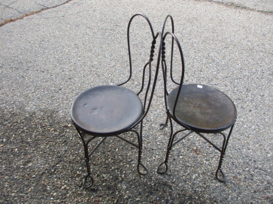 Pair of Children's Ice Cream Chairs
