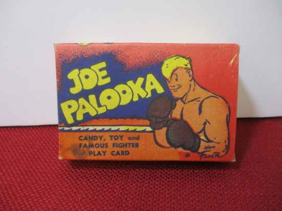 Joe Palooke NOS Box with Intact Battling Nelson Card on Back